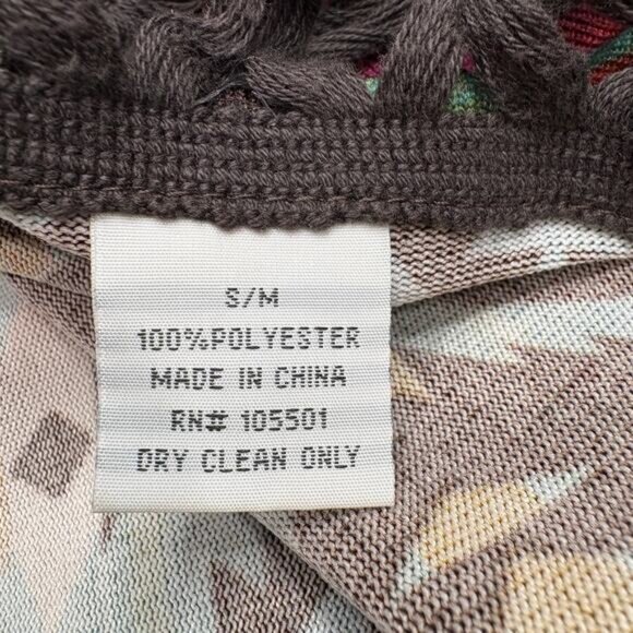 Double D Ranch Size S/M Chicora Poncho Southwest Fringe Western Cowgirl Aztec - Picture 5 of 12